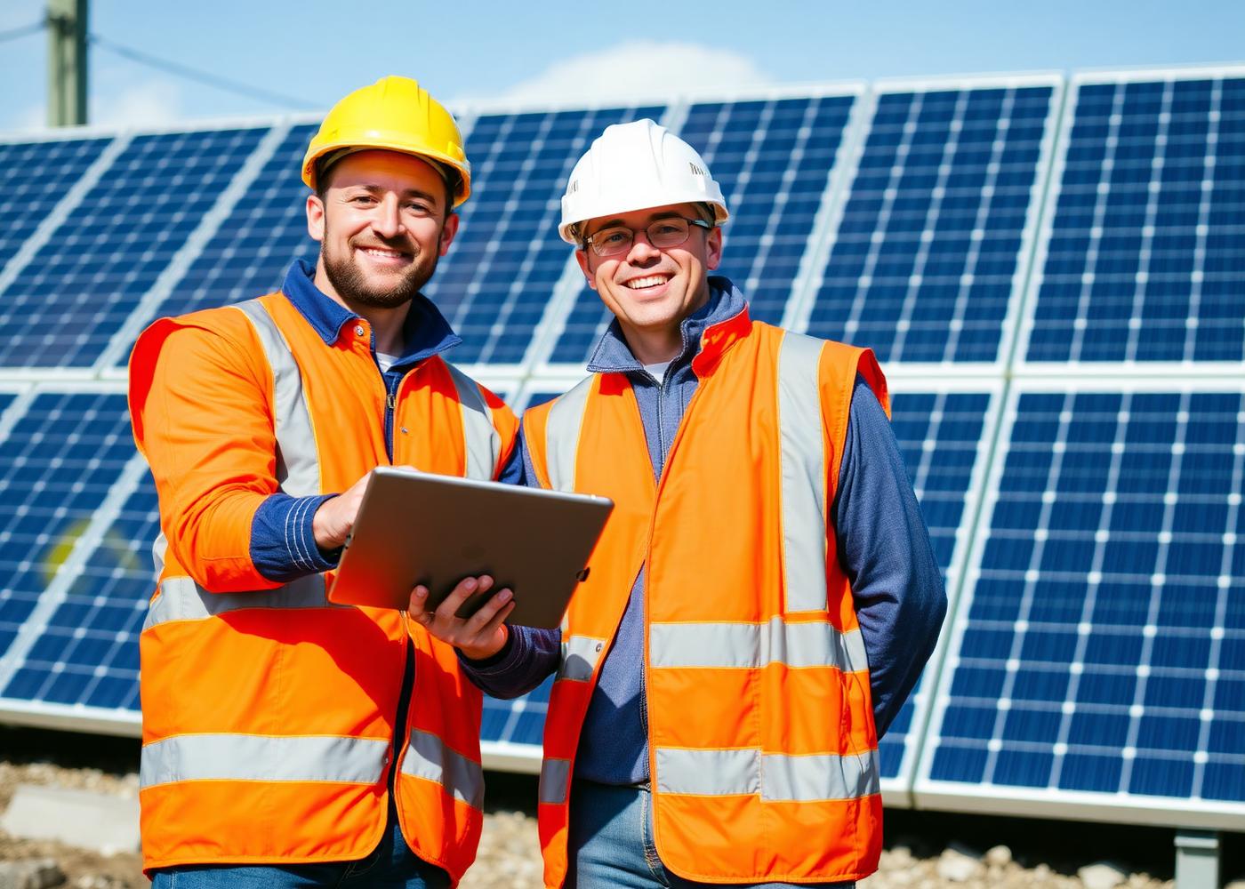 Engineers on site